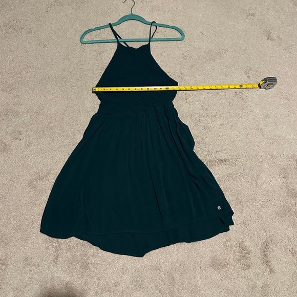 Volcom Green Backless Dress Size Large - Picture 7 of 12